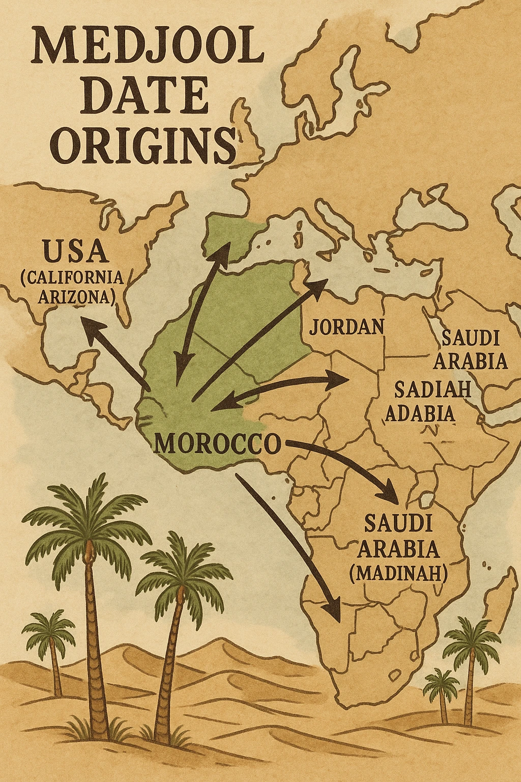 Medjool Date Map