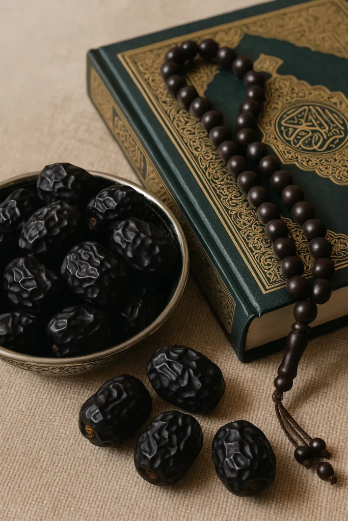 Ajwa dates with Quran