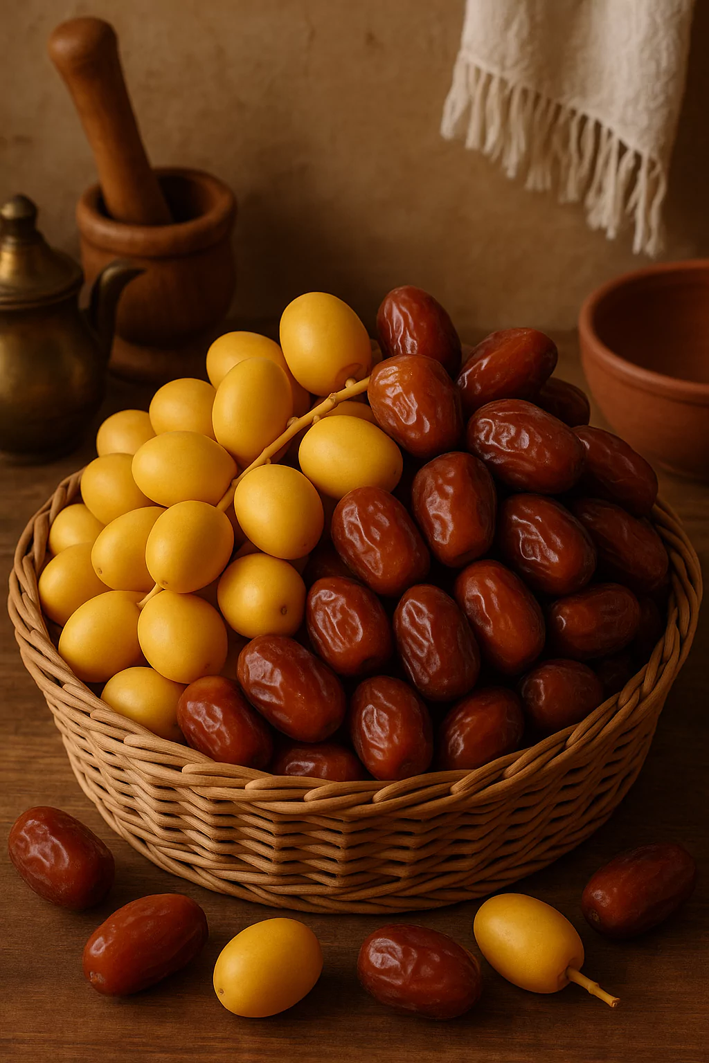 Types of Dates 7 barhi dates display