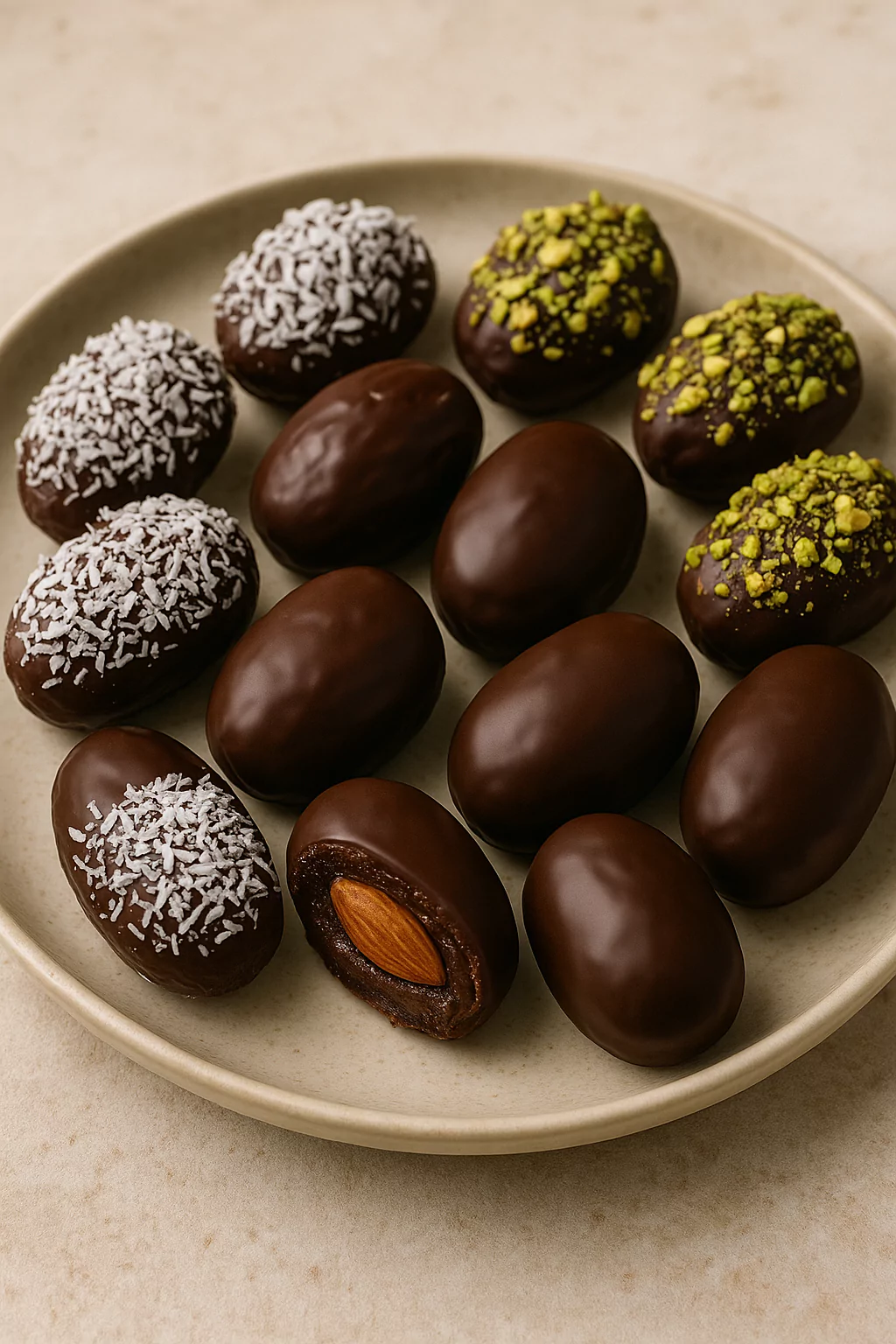 Chocolate Stuffed Dates