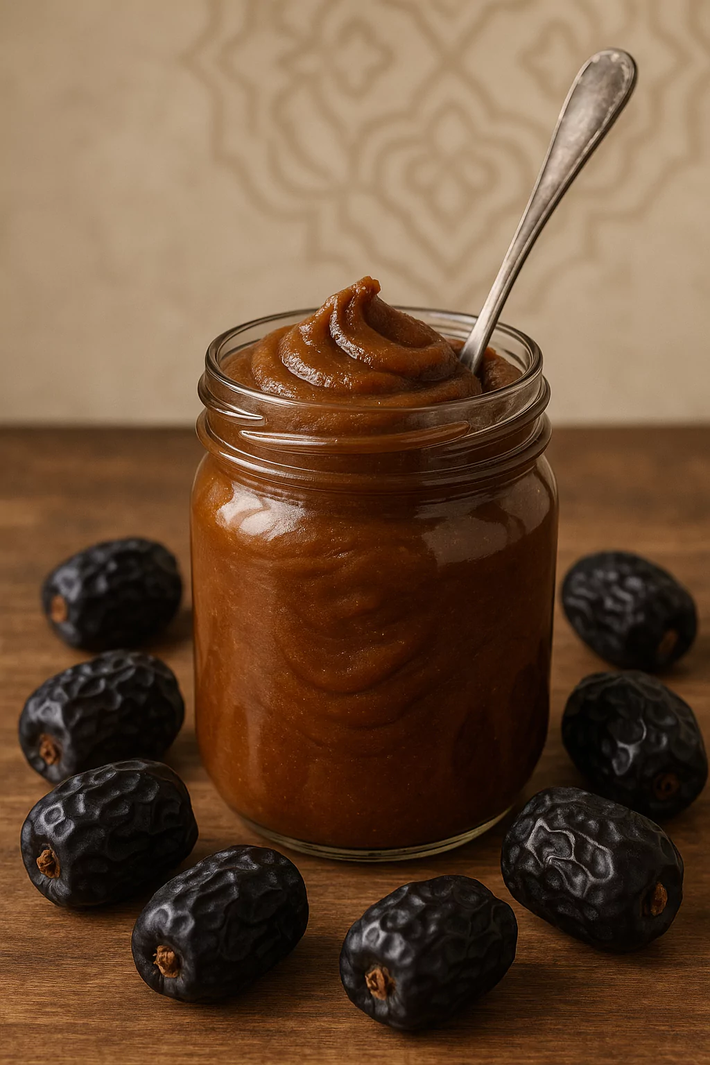 Date paste in a jar with dates