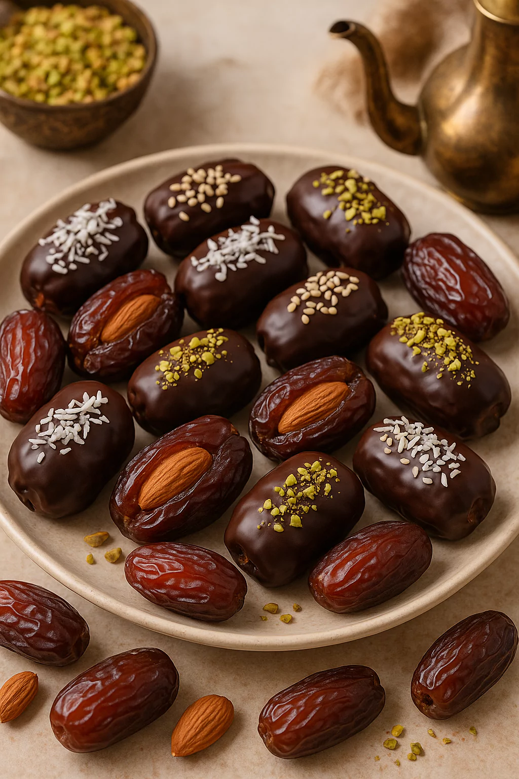 chocolate stuffed dates