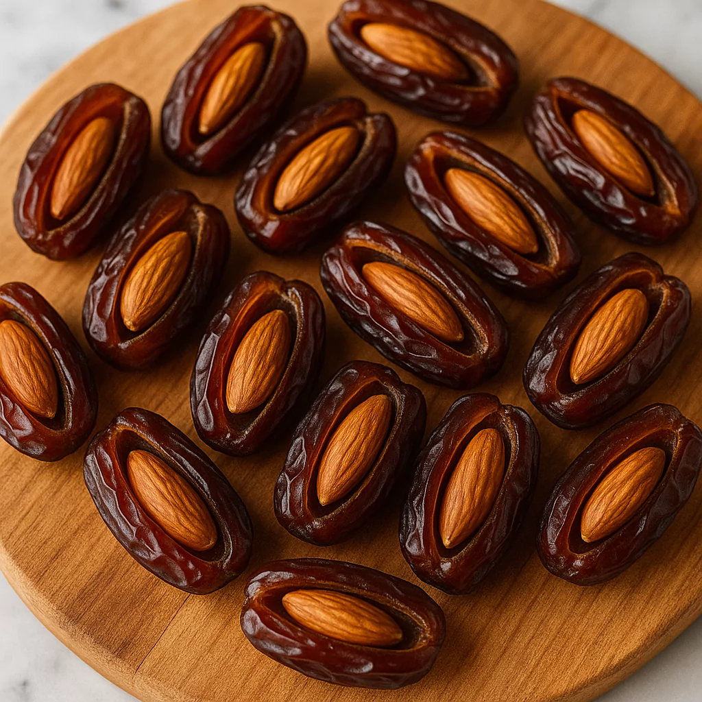 Almond Stuffed Dates