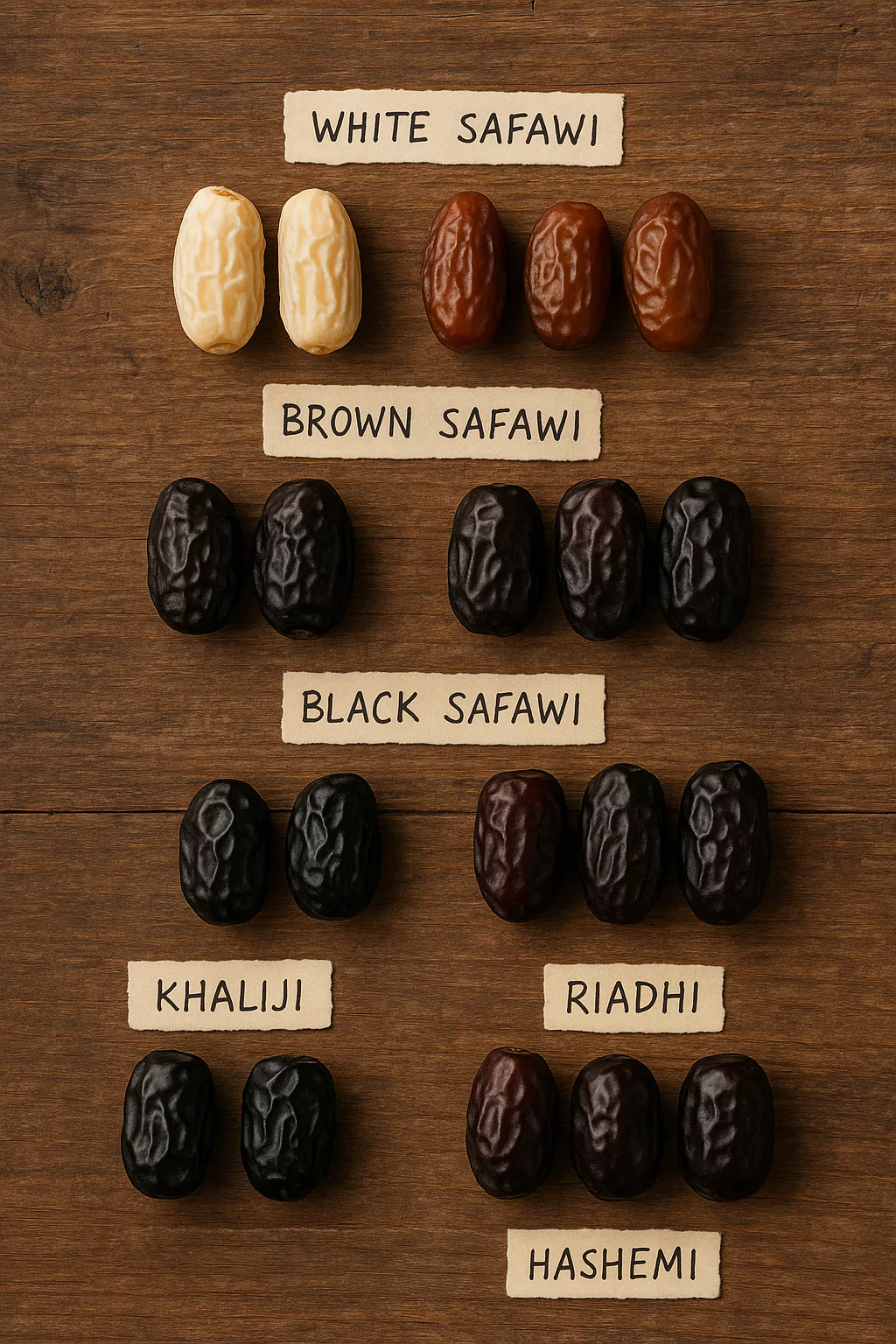 varieties of safawi dates